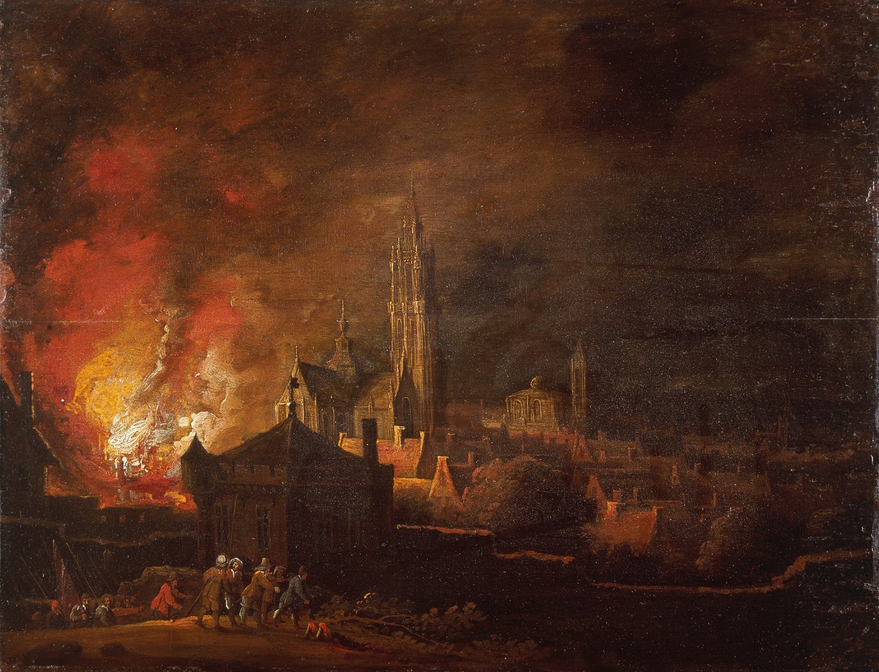 Brand von Antwerpen von Daniel van Heil