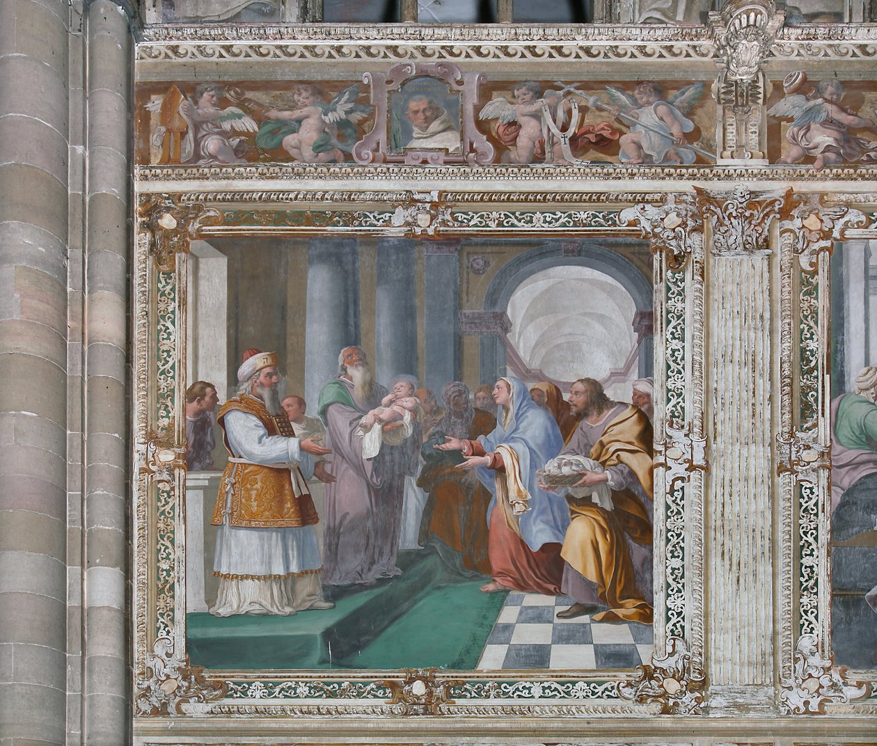 Darstellung im Tempel von Daniele Crespi
