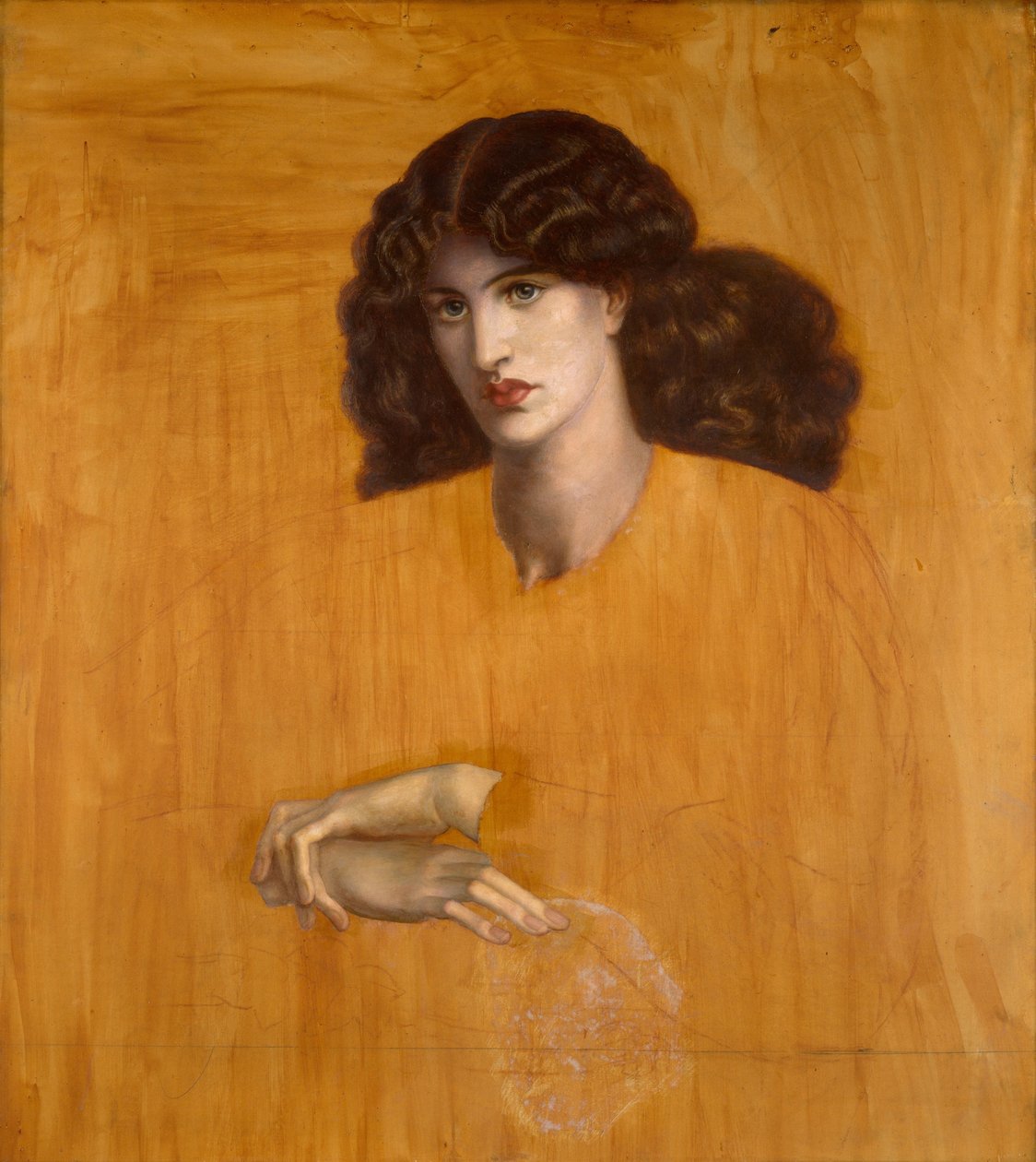 La Donna Della Finestra (Die Dame des Mitleids) von Dante Gabriel Charles Rossetti
