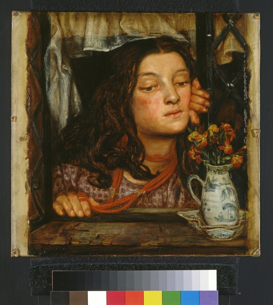 Mädchen am Gitter, 1862 von Dante Gabriel Charles Rossetti