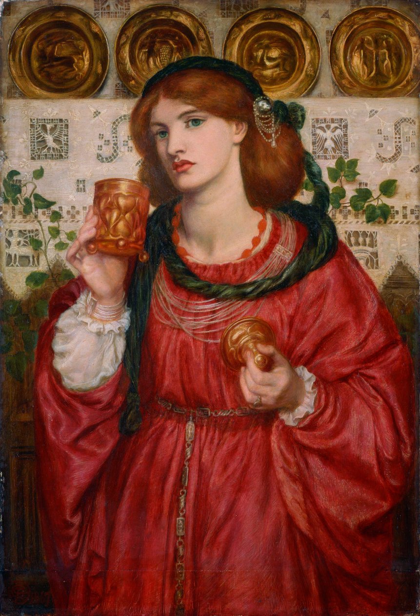 Der Liebesbecher, 1867 von Dante Gabriel Charles Rossetti