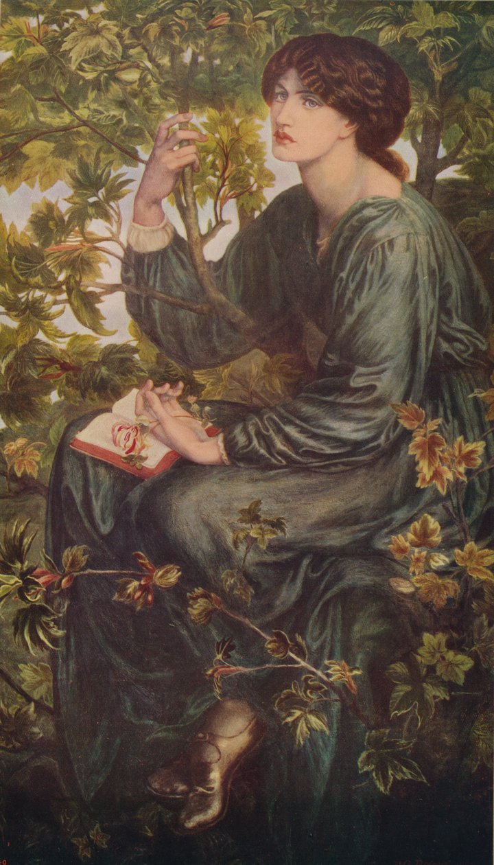 Tagträume, 1880, um 1915 von Dante Gabriel Charles Rossetti