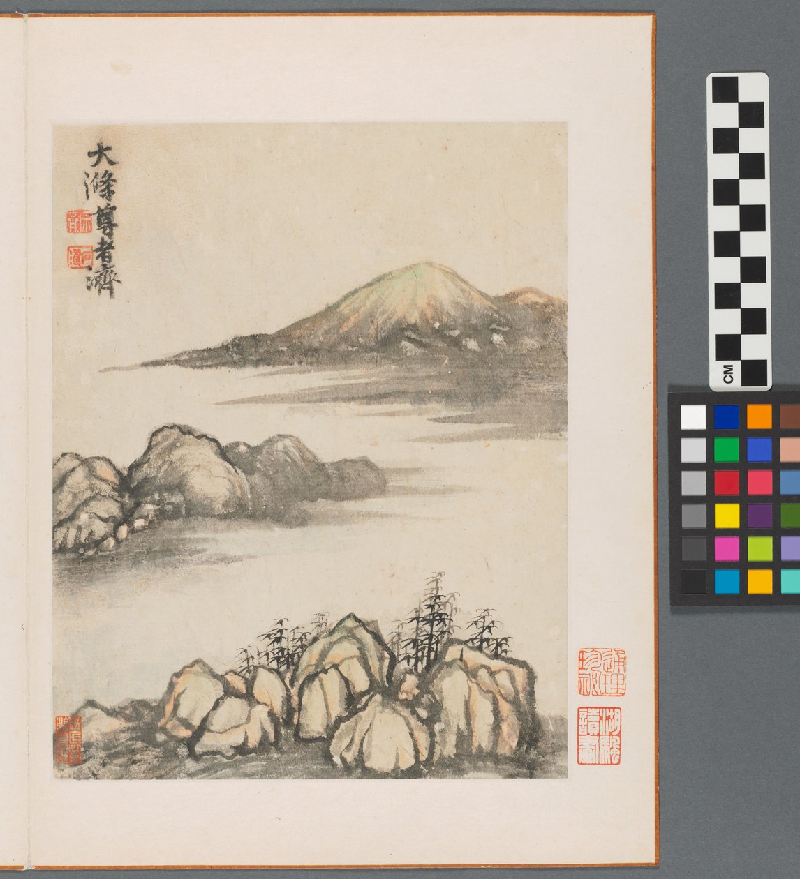 Erinnerungen an den Qinhuai-Fluss, Qing-Dynastie von Daoji Shitao