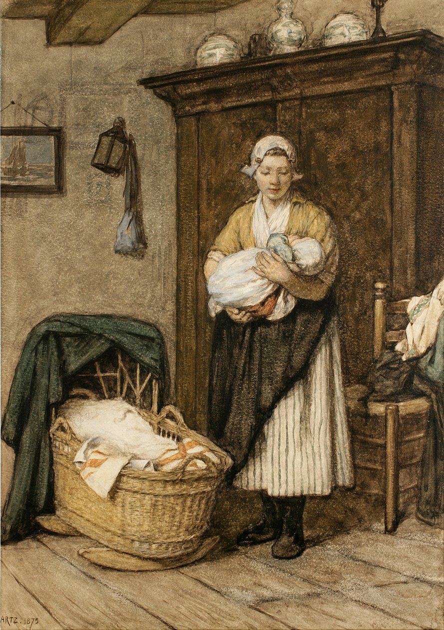Der Erstgeborene, 1875 von David Adolph Constant Artz