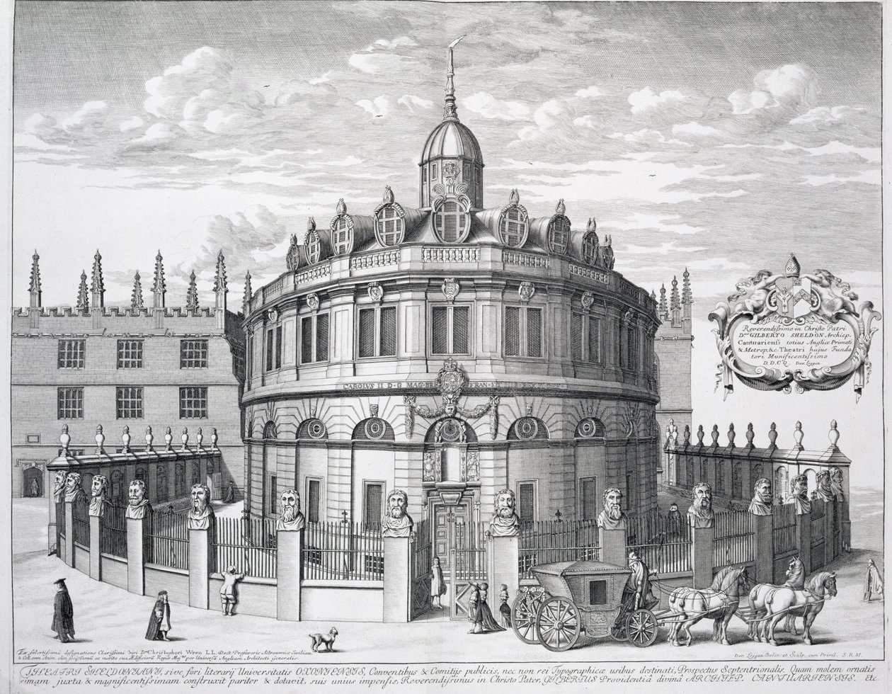 Sheldonian Theatre, Oxford, aus 