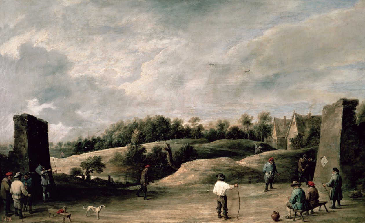 Der Bogenschießwettbewerb von David Teniers the Younger