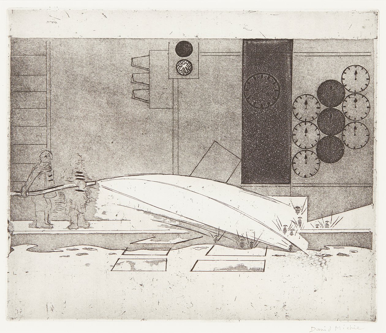 Straßenreinigung von David Alan Redpath Michie