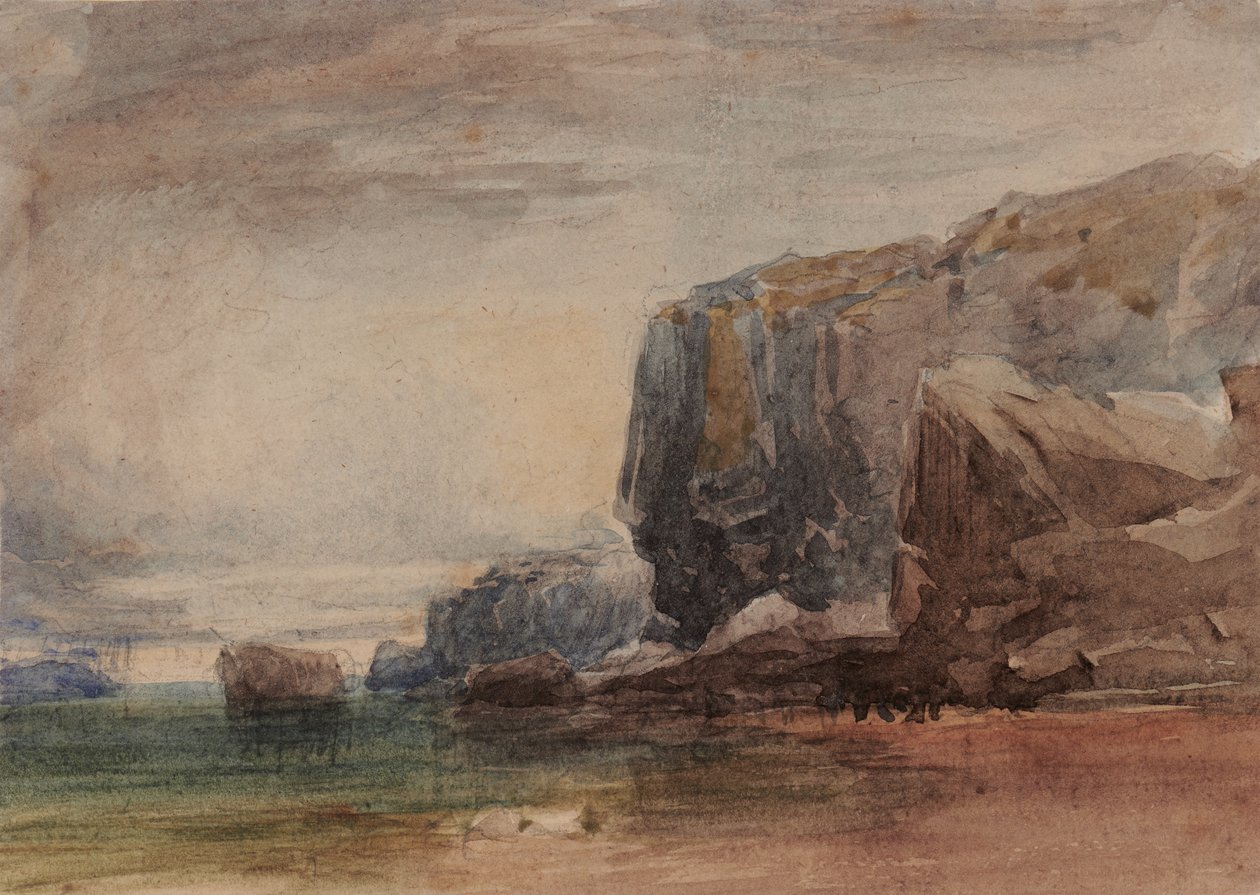 Küstenszene (Nr. 1 vorübergehend) von David Cox