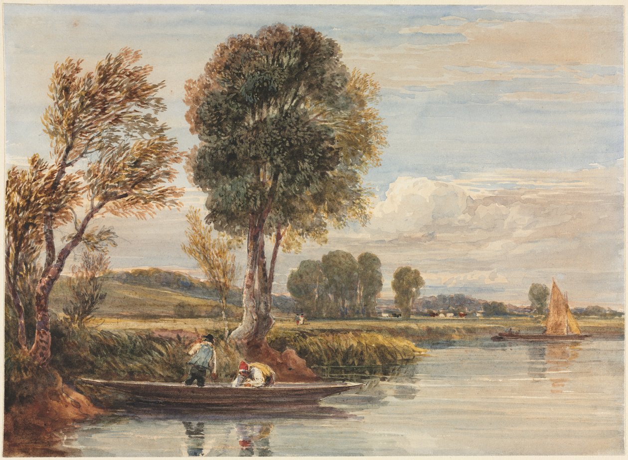 Auf der Themse von David Cox