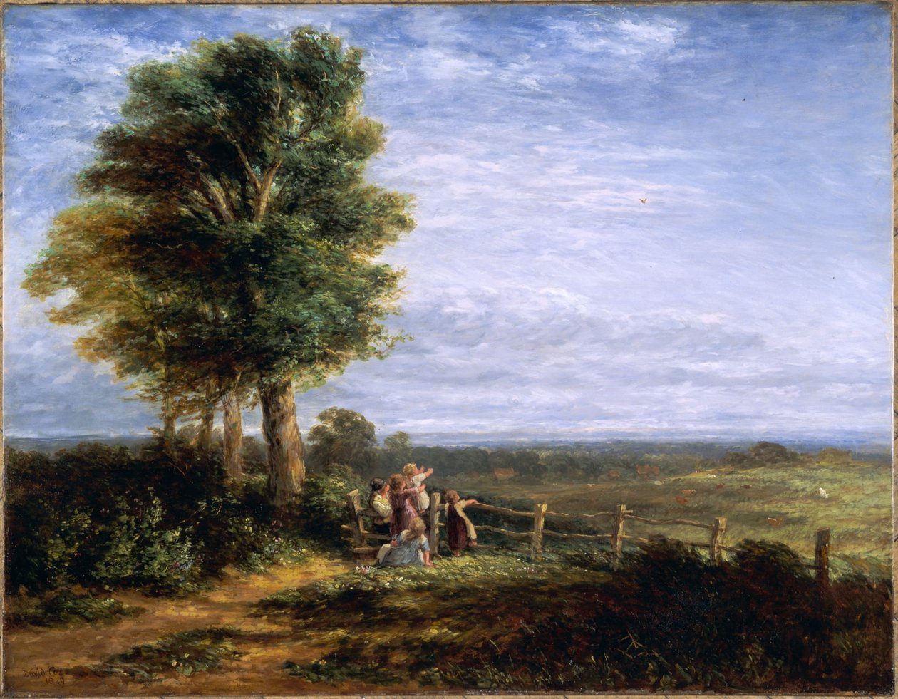 Die Lerche, 1849 von David Cox