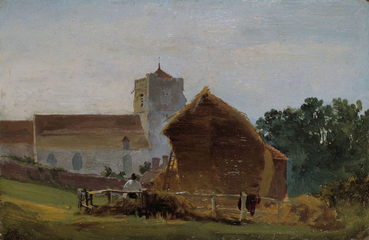 Allerheiligenkirche, Hastings, 1812 von David Cox the elder