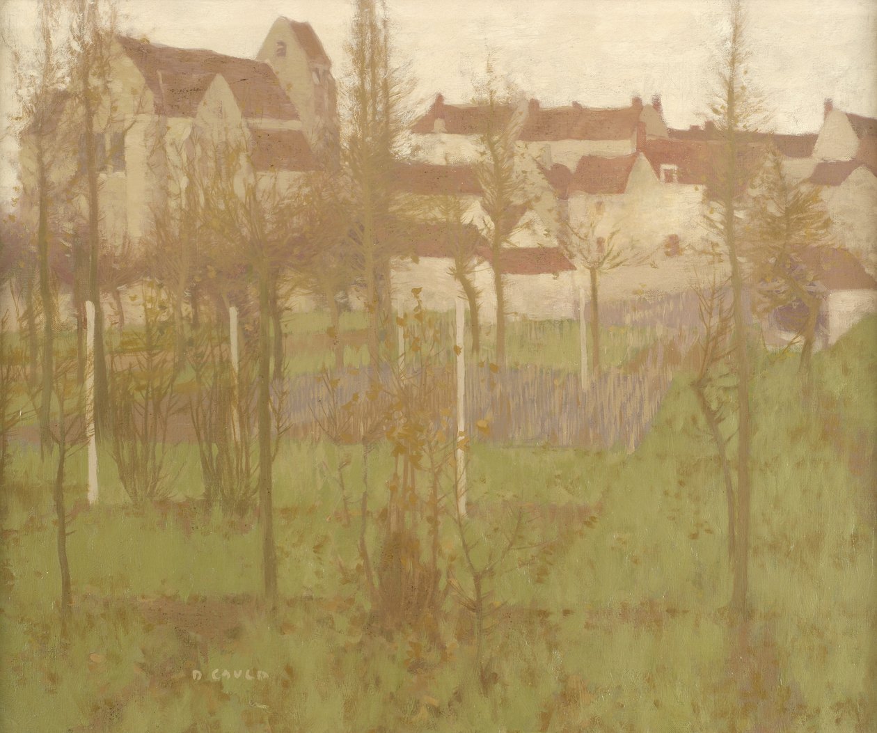 Grez vom Fluss, ca. 1896 von David Gauld