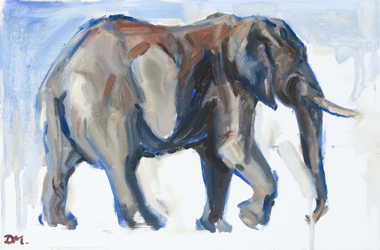 Bullenelefant, 2018 von David Mayer