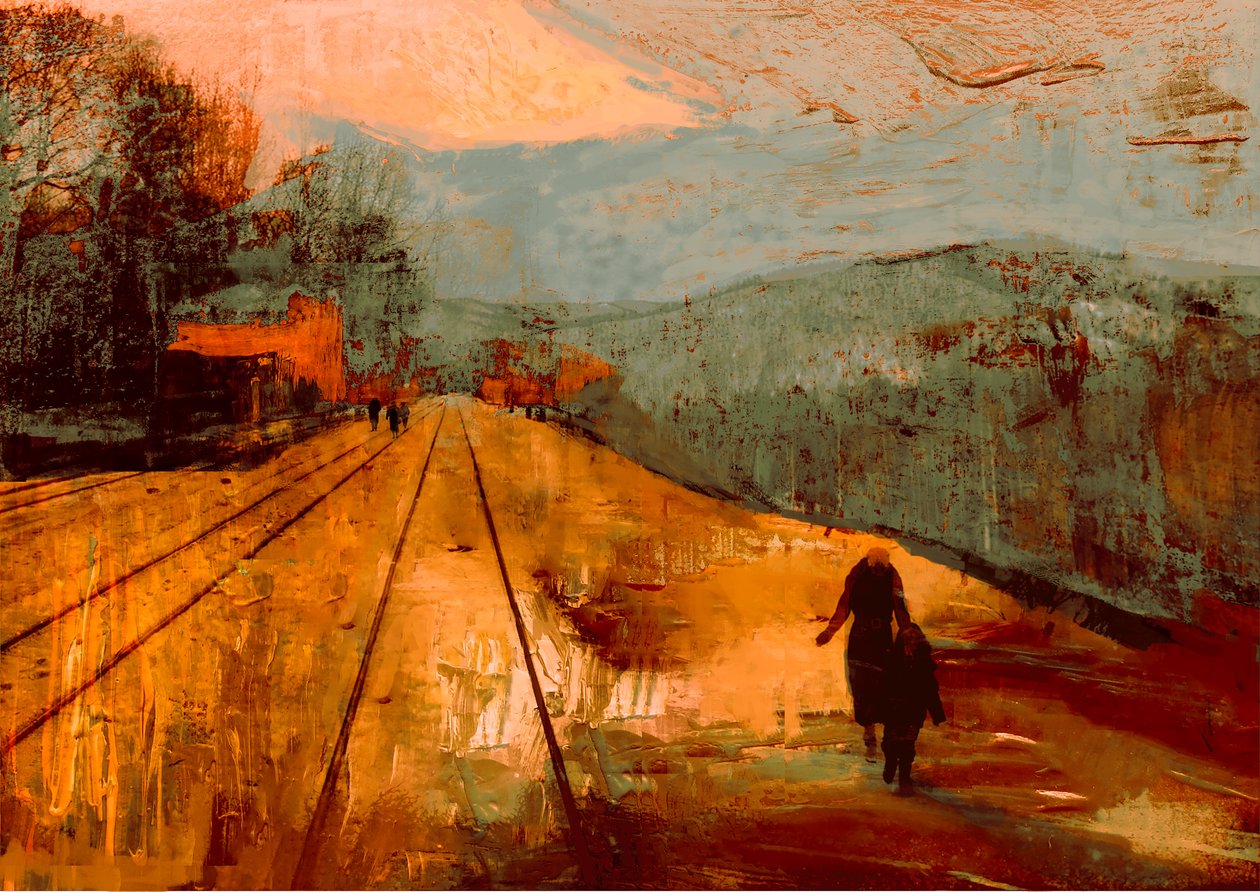 Rote Straßen von David McConochie