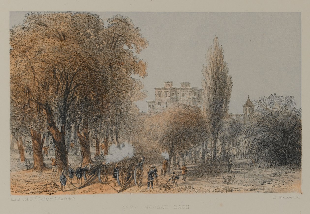 Moosa Bagh von David Scott Lieutenant Colonel (after) Dodgson