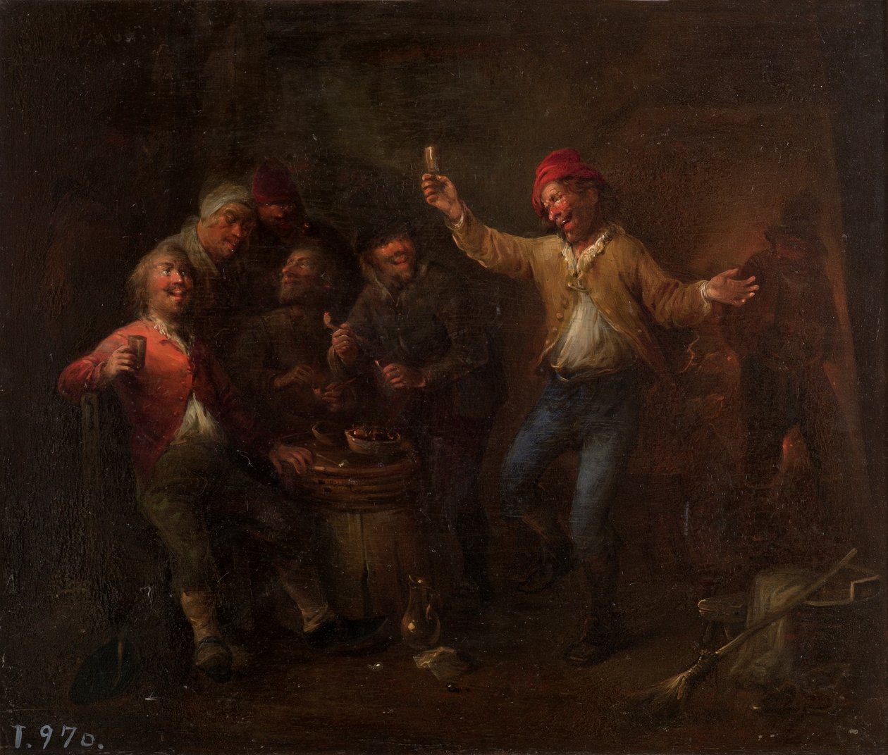 Bebedores von David Teniers the Younger