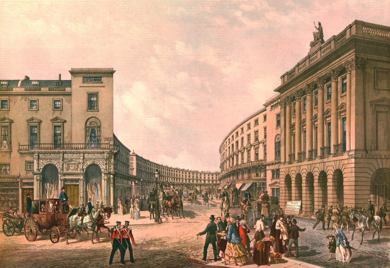 The Quadrant, Regent Street, ca. 1852 von Day and Son