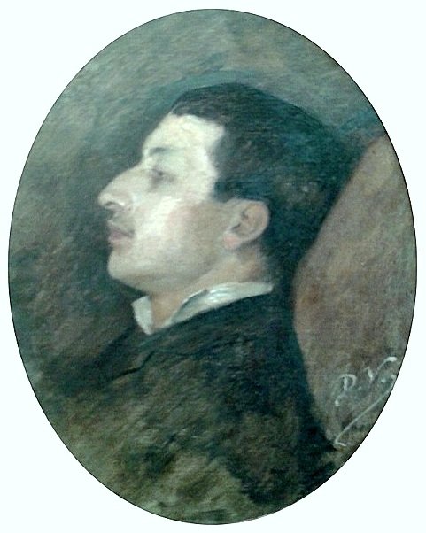 Porträt des Malers Rodolfo Amoedo von Decio Villares