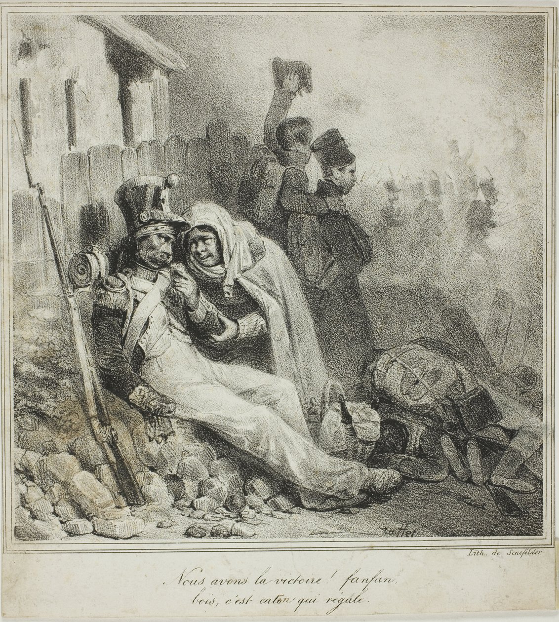 Wir haben gewonnen! von Denis Auguste Marie Raffet