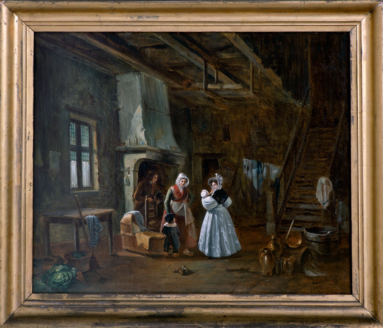 Innenraum mit Figuren von Desire Donny
