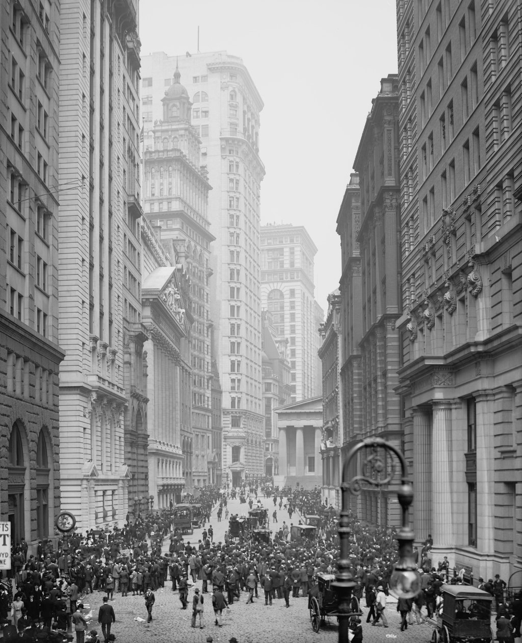 Broad Street, New York City, ca. 1905 von Detroit Publishing Co.