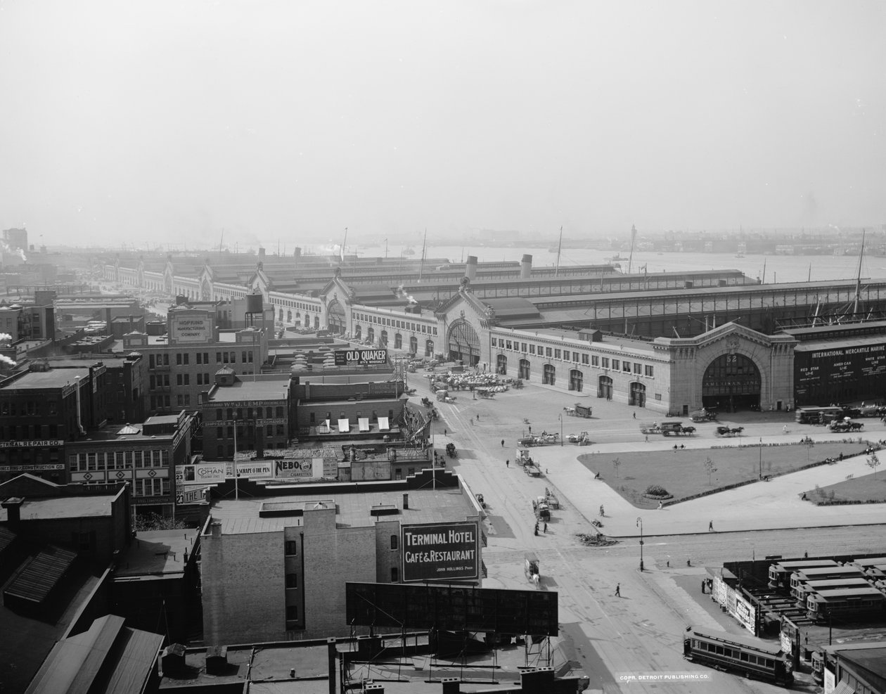 Neue Chelsea-Piers, New York, ca. 1900-20 von Detroit Publishing Co.