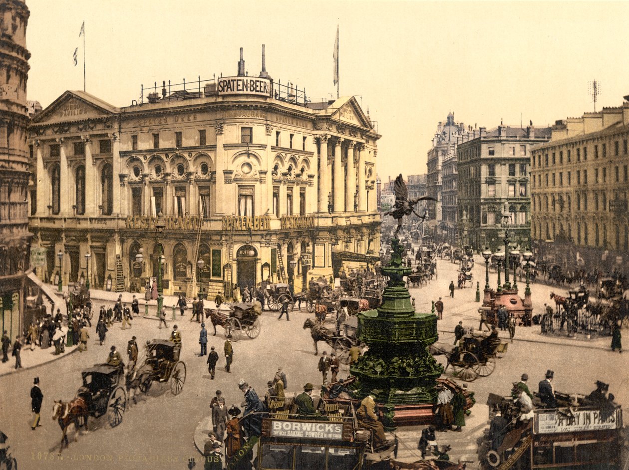 Piccadilly Circus, London, ca. 1890-1900 von Detroit Publishing Co.