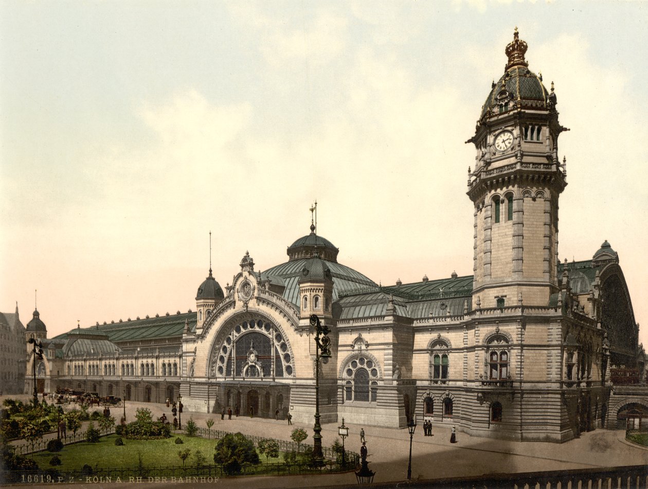 Bahnhof, Köln, Deutschland, ca. 1900 von Detroit Publishing Co.