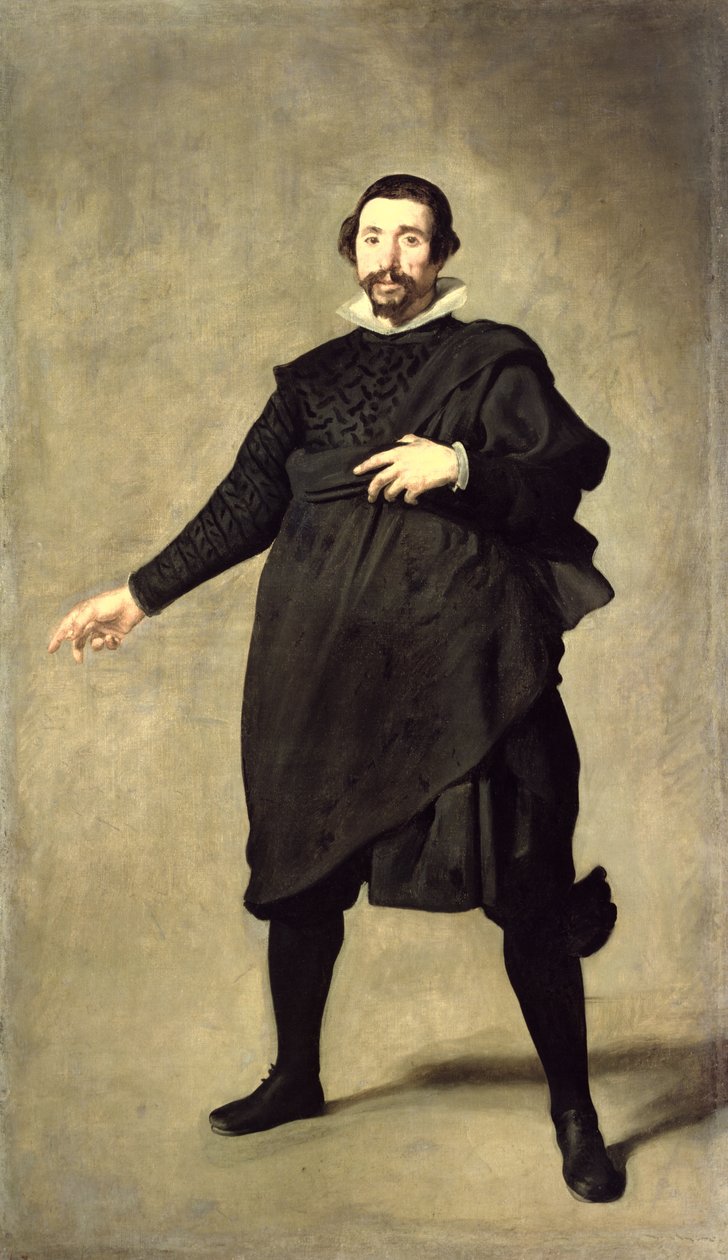 Porträt des Narren Pablo de Valladolid, ca. 1632 von Diego Velázquez