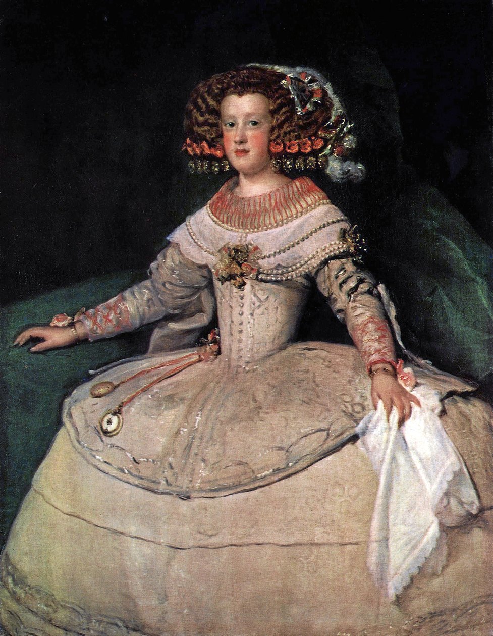 Porträt der Infantin Maria Teresa im Alter von 14 Jahren von Diego Velázquez