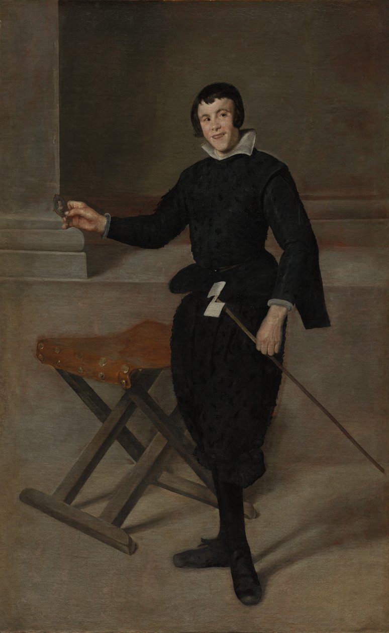 Porträt des Narren Calabazas von Diego Velázquez