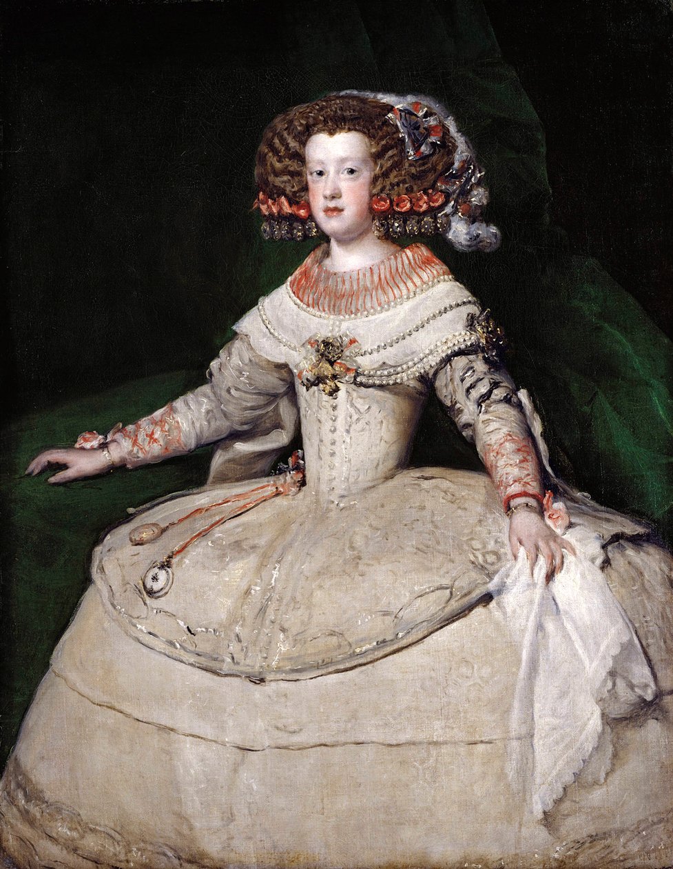 Die Infantin Maria Theresia von Spanien, 1650er von Diego Velázquez