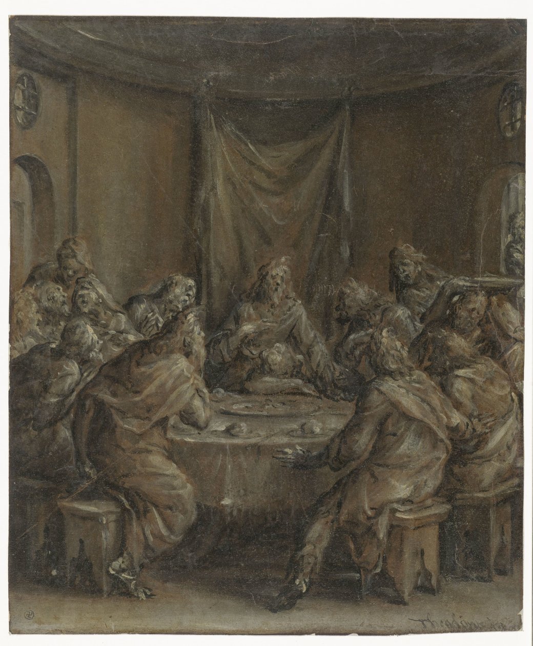 Das letzte Abendmahl von Dirck Barendsz.