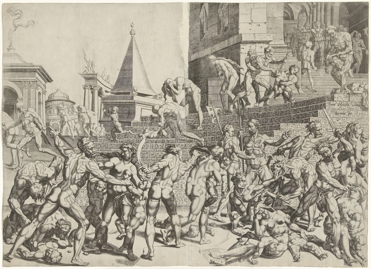 Kindermord in Bethlehem von Dirck Volckertsz. Coornhert