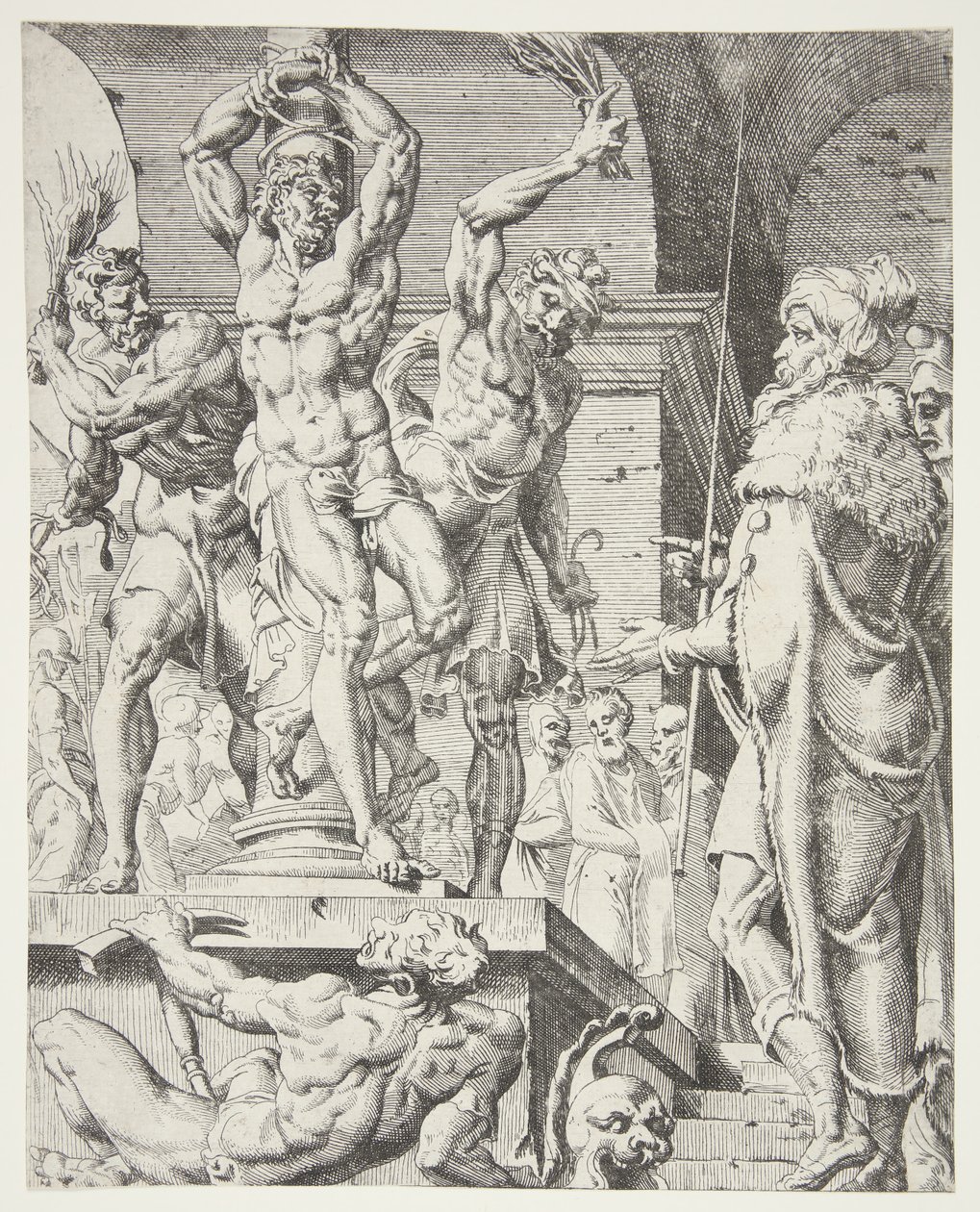Die Geißelung von Dirck Volckertsz. Coornhert