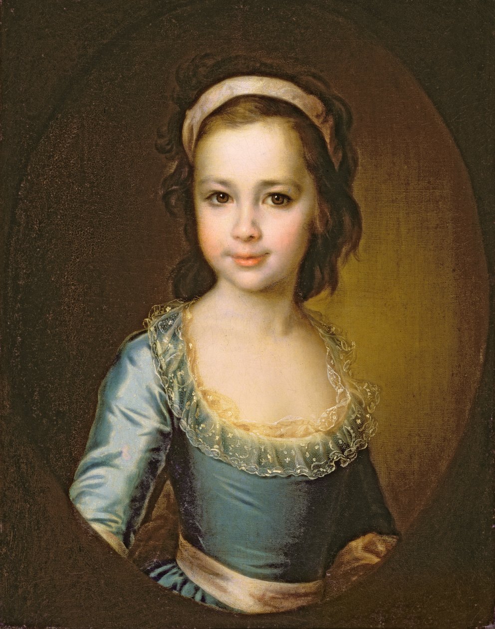 Porträt der Gräfin Anna Artemjewna Woronzowa (1777-1836) 1780er Jahre von Dmitri Grigorievich Levitsky