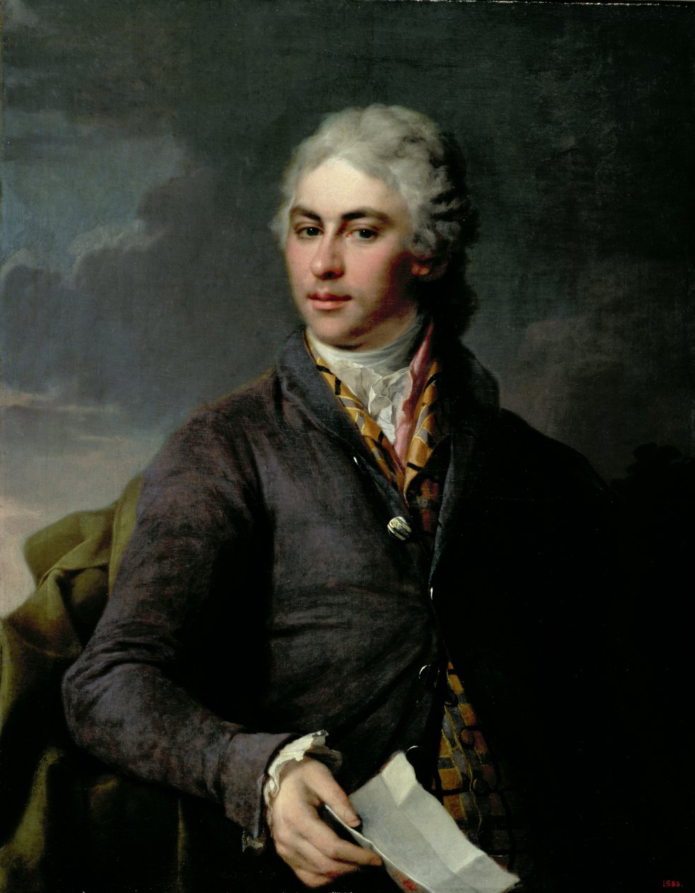 Porträt von Jakow Iwanowitsch Bilibin (1779-1854), 1801 von Dmitri Grigorievich Levitsky