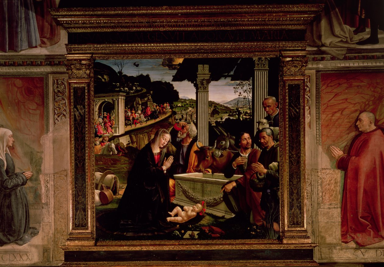 Die Geburt Christi von Domenico Ghirlandaio