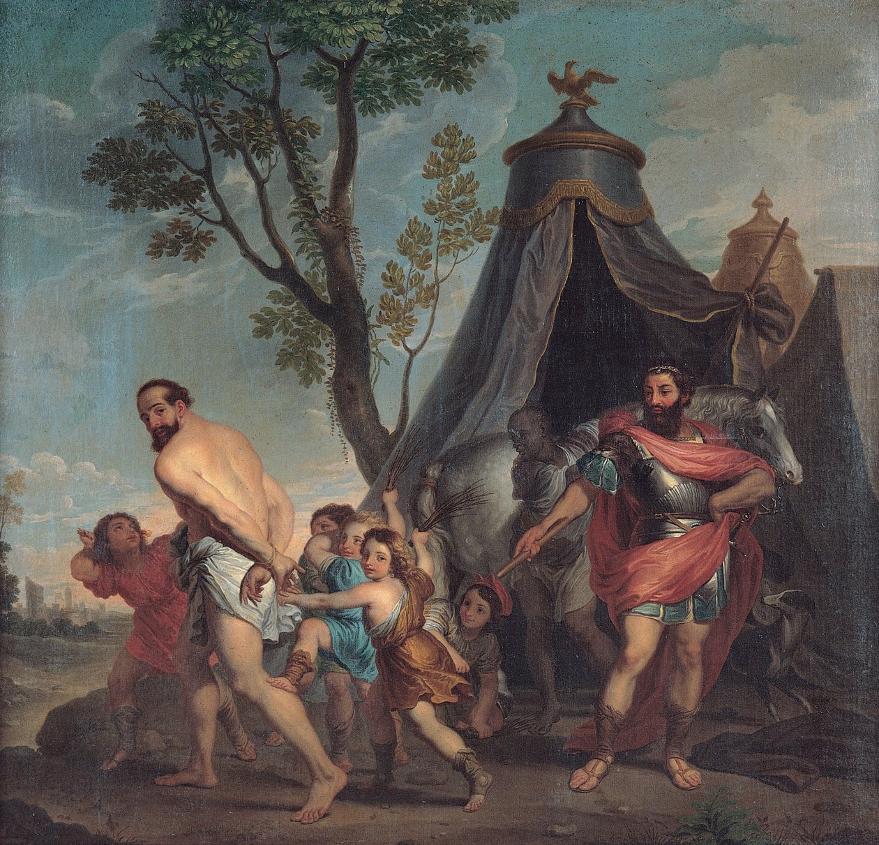 Camillus und der Schulmeister von Falerii von Domenico Corvi