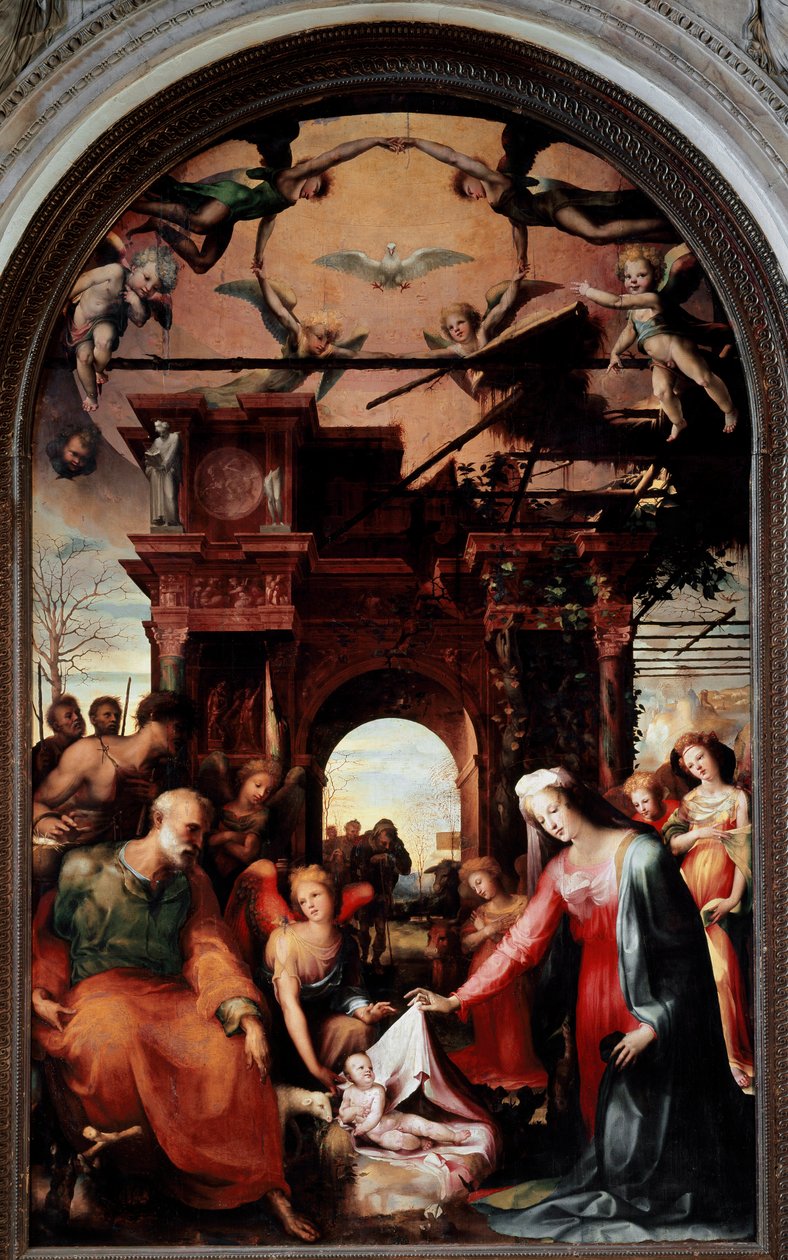 Die Geburt Christi von Domenico Beccafumi