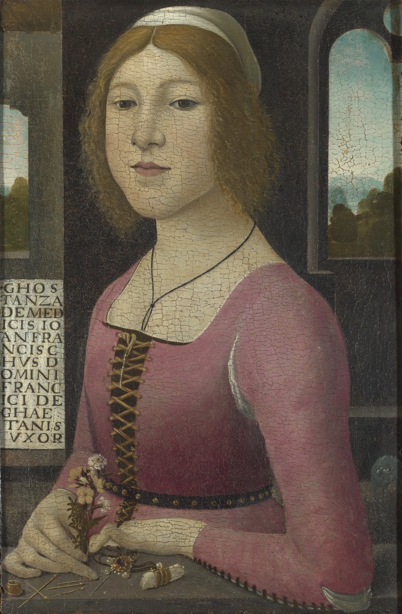 Costanza Caetani, ca. 1485 von Domenico, Ghirlandaio
