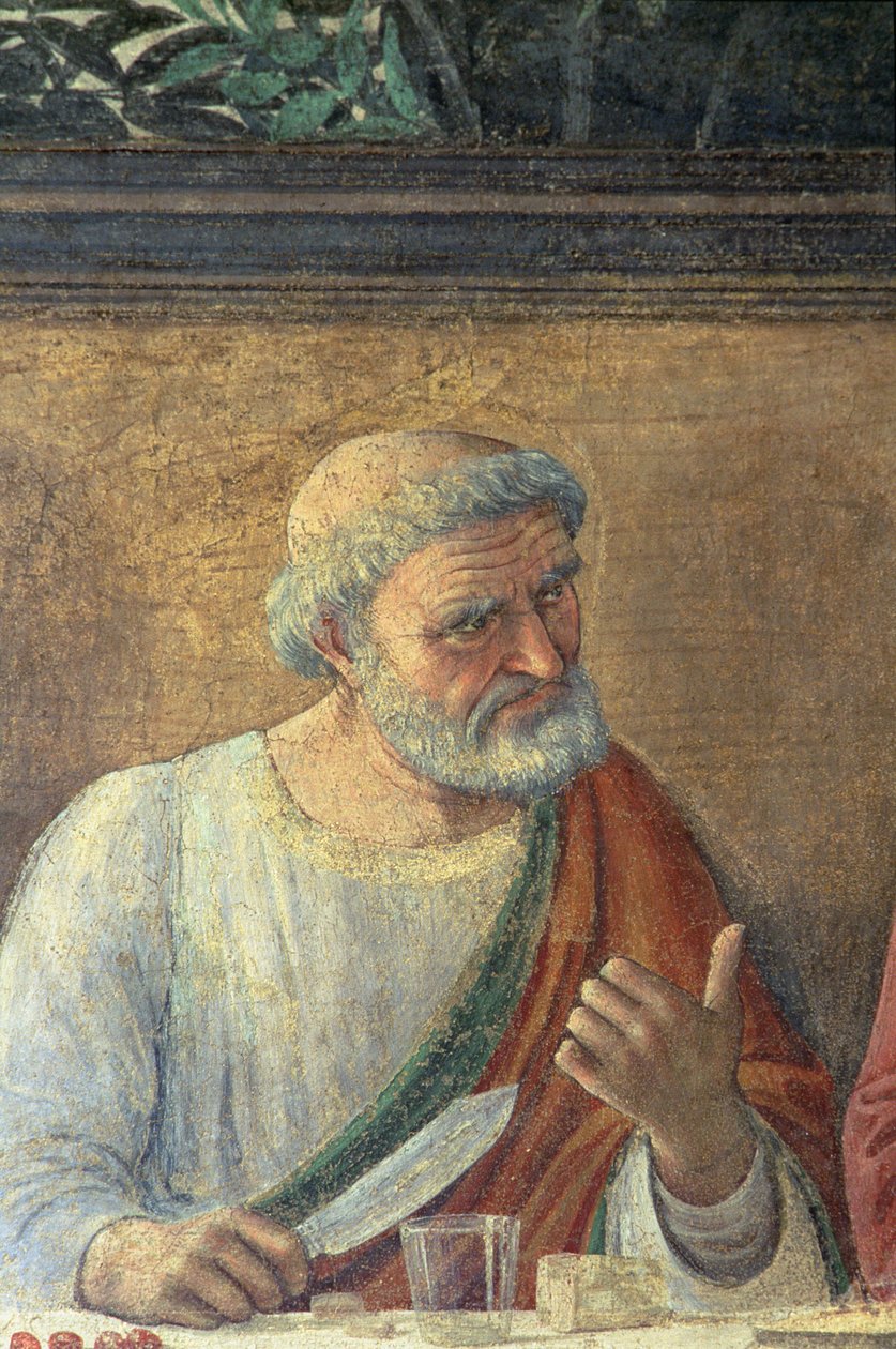 Das letzte Abendmahl, 1480 von Domenico Ghirlandaio