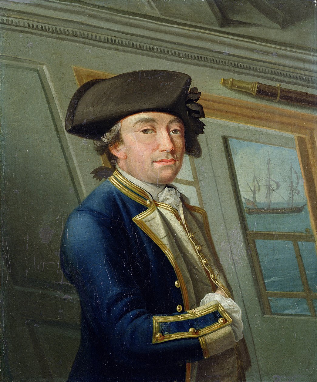 Porträt von Kapitän William Locker (1731-1800), 1769 von Dominic Serres