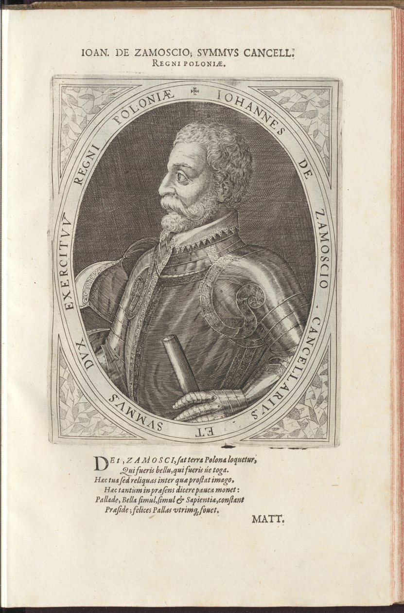 Hetman Jan Zamoyski 1542-1605 von Dominicus or Custodis Custos