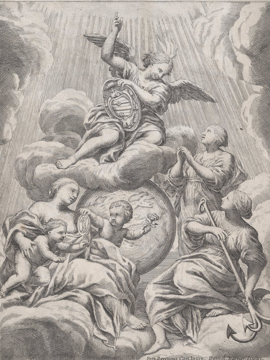 Glaube, Hoffnung und Nächstenliebe, 1630-78 von Dominique Barriere
