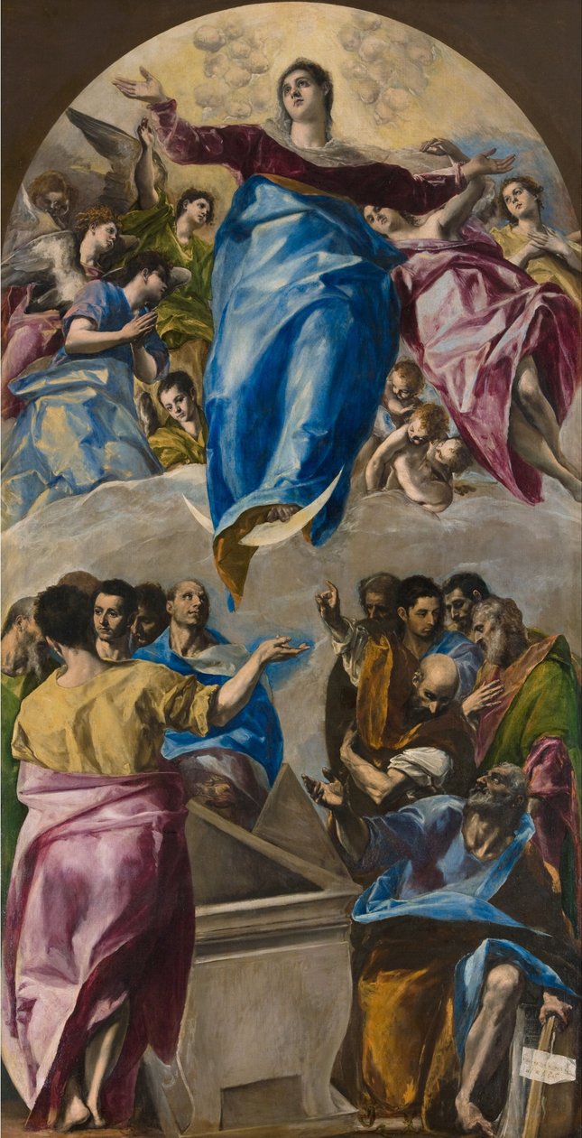 Die Himmelfahrt der Jungfrau Maria von El Greco