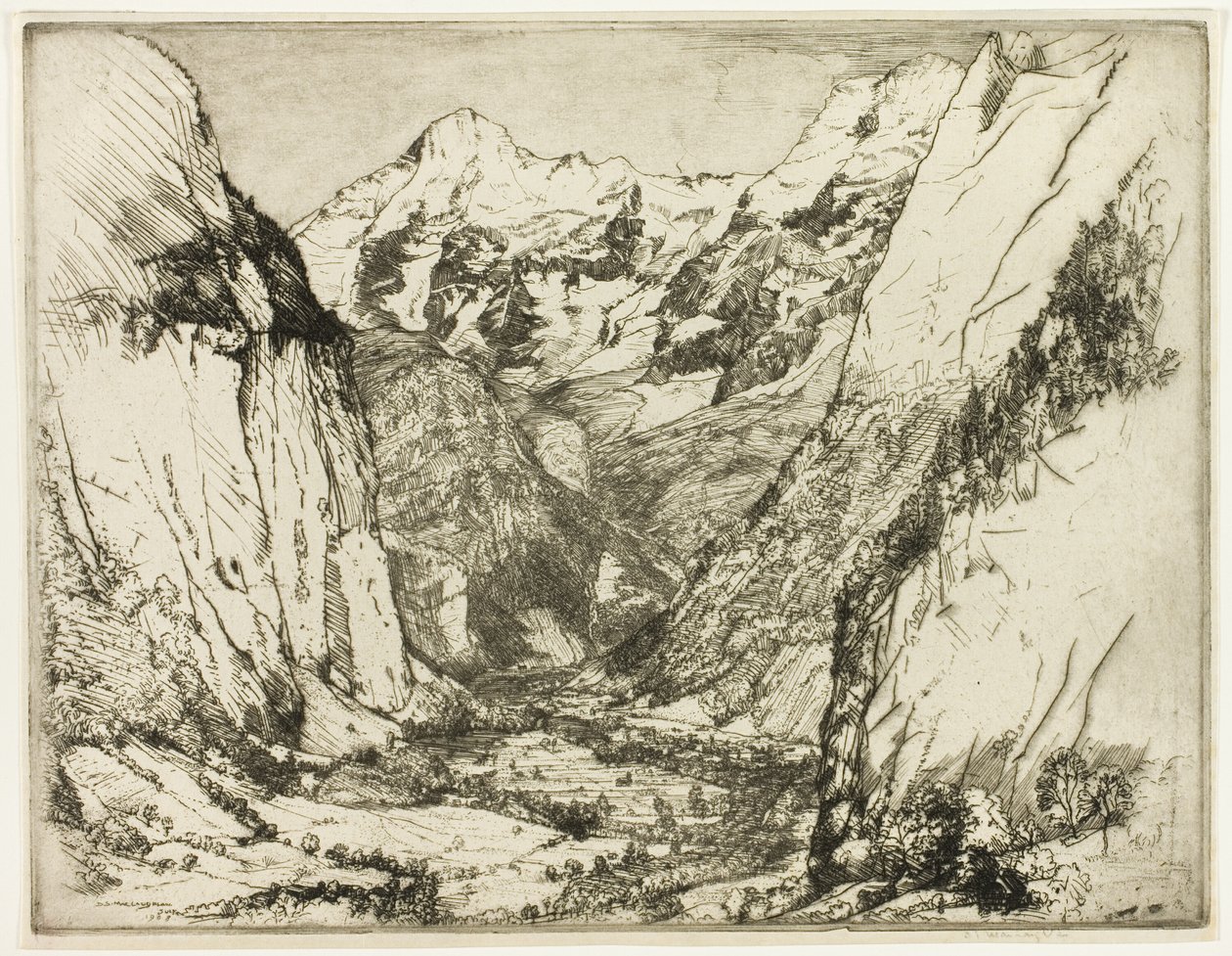 Der Lauterbrunnen von Donald Shaw MacLaughlan