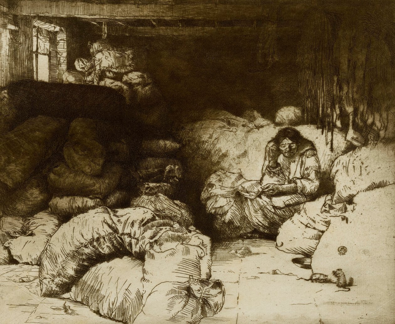 Der Schlafende Lumpensammler von Donald Shaw MacLaughlan