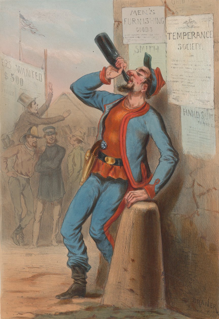 États-Unis 1865 - New-York Fire-Brigade Zouaves, 1865 von Draner