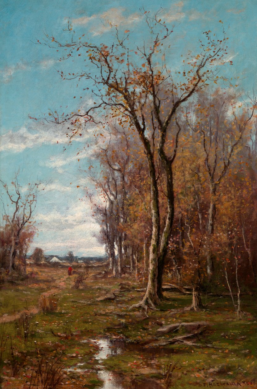 Herbstlandschaft, 1886 von Du Bois Fenelon Hasbrouck